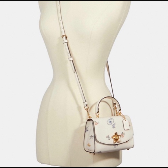 ON HOLD NWT Coach cream dandelion micro Tilly - Picture 3 of 7